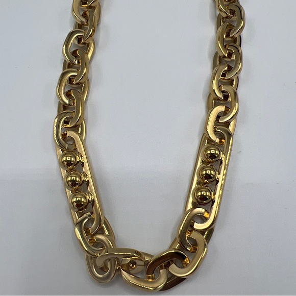NWT NIB PRADA Gold Chain Necklace - Picture 3 of 12